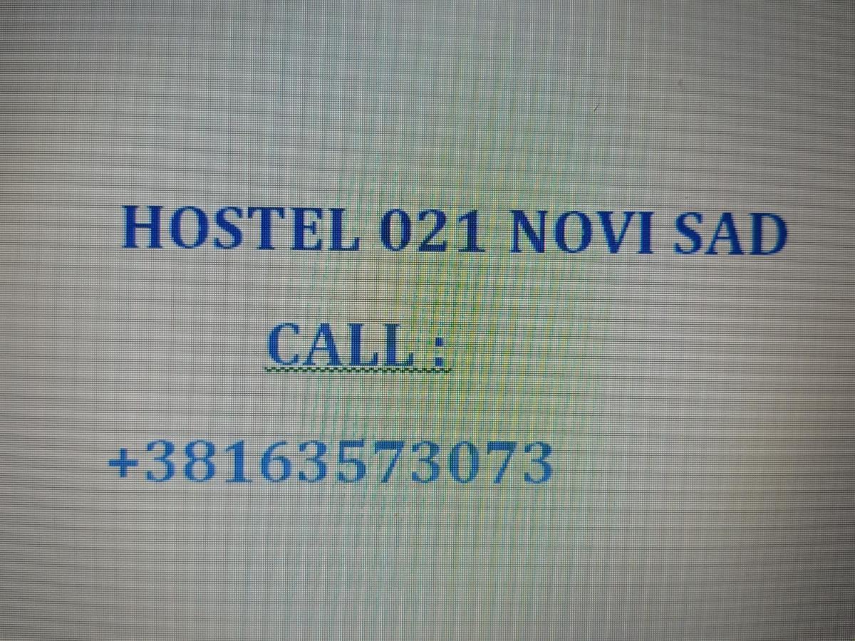 Hostel 021 Novi Sad Exterior photo